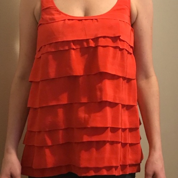 Orange Layered Madison Marcus Top - Picture 2 of 4